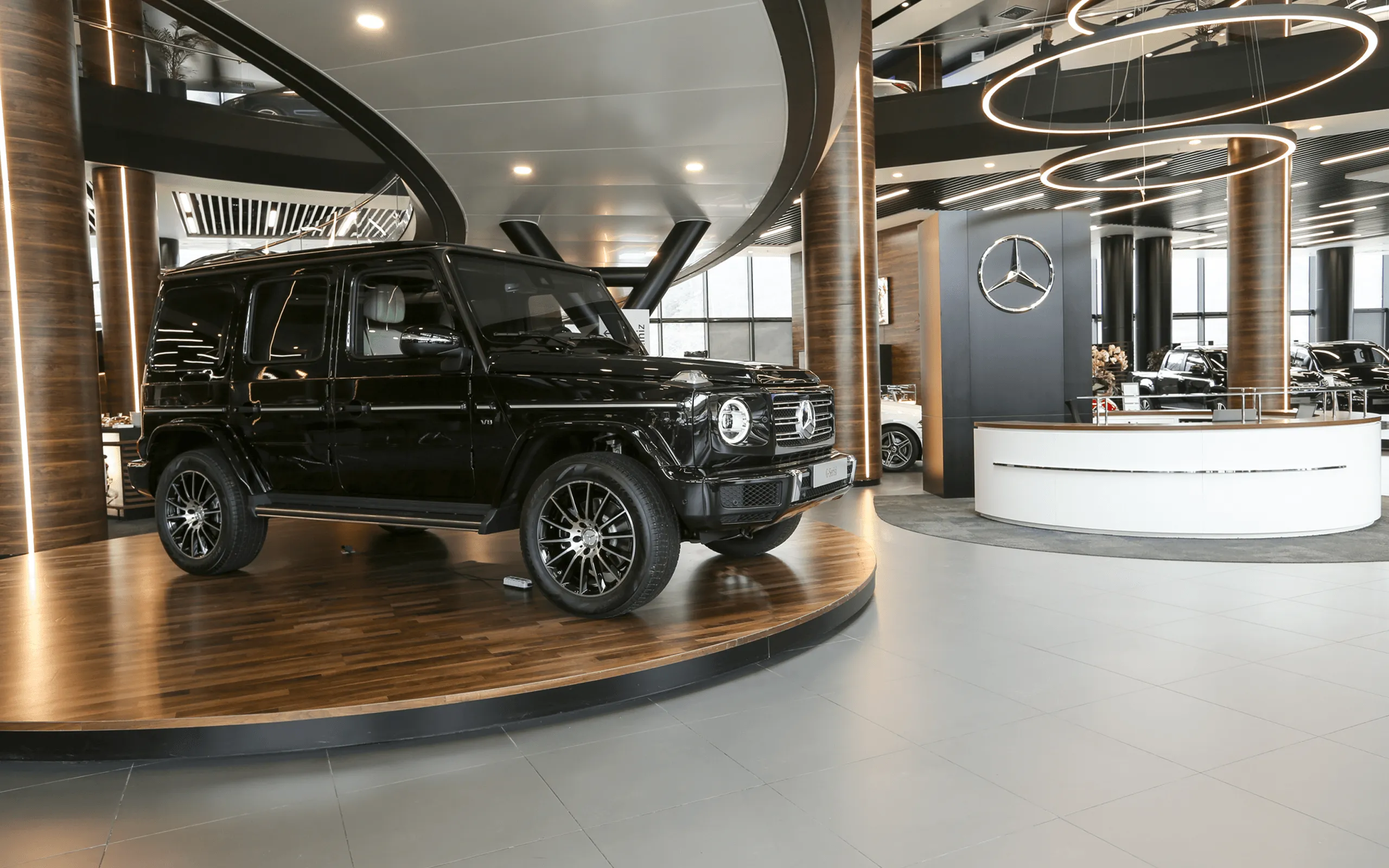 Mercedes-Benz G-Klasse im Schauraum von Gelecek Otomotiv