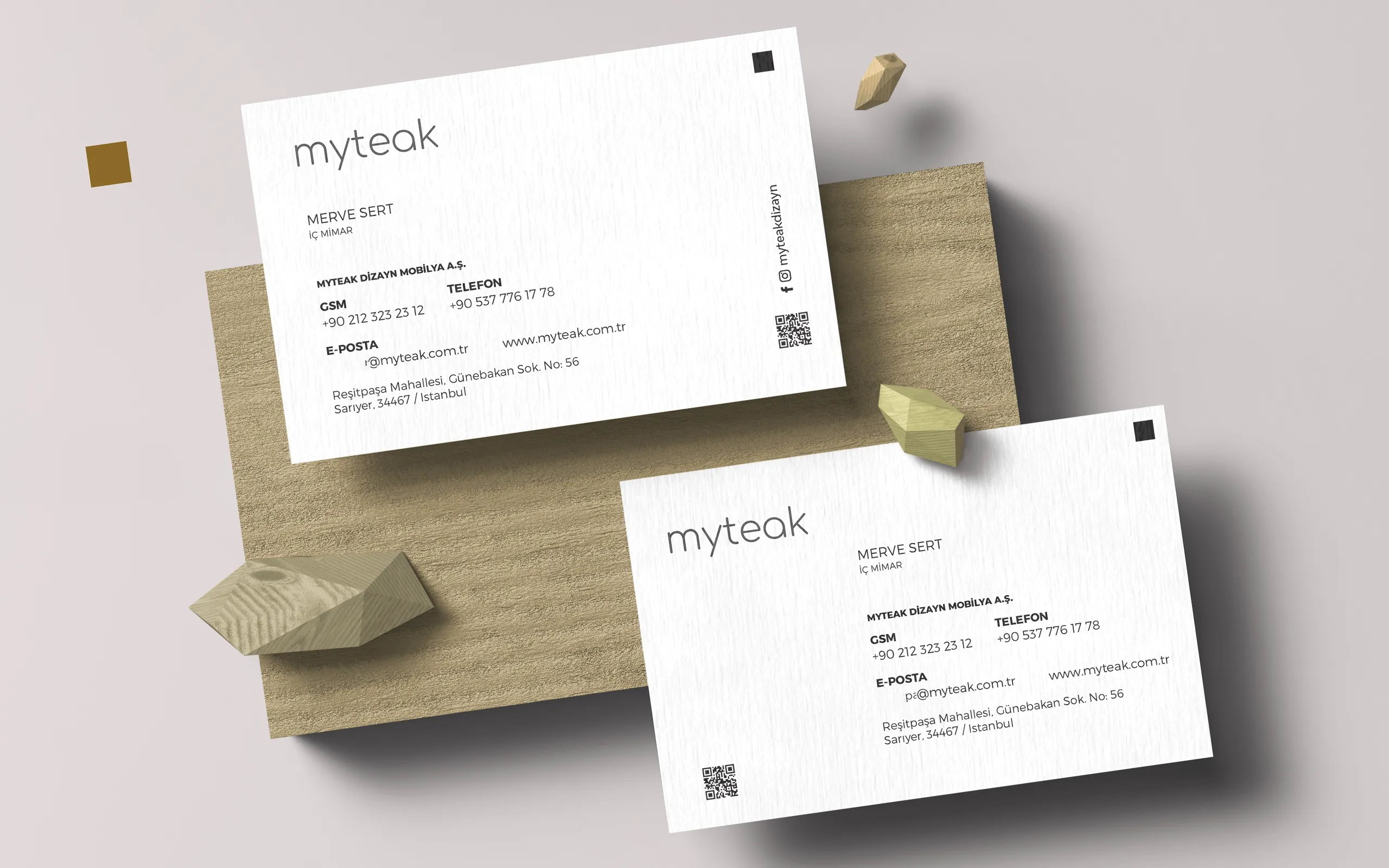MyTeak Visitenkarten