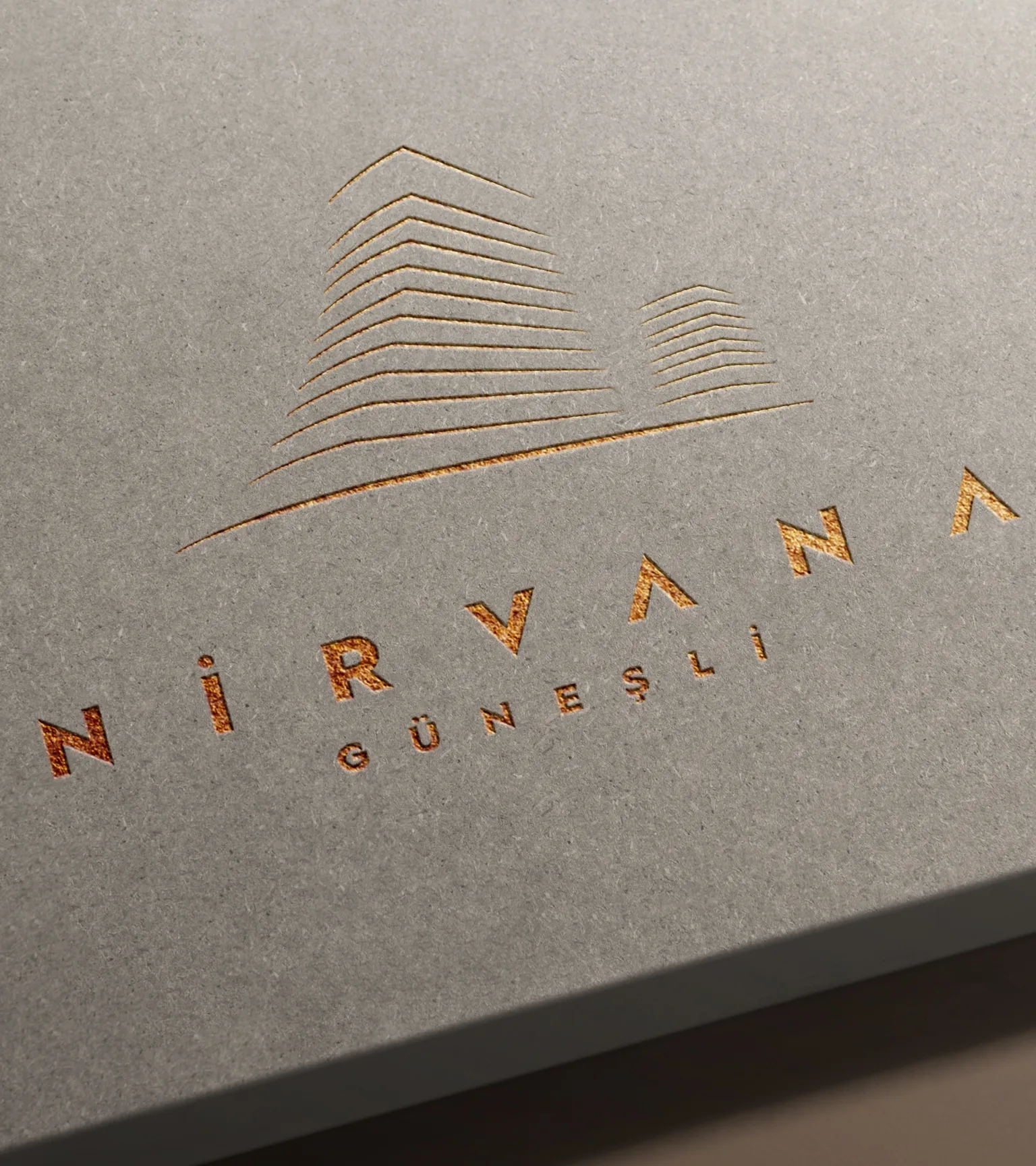 Geprägtes Nirvana Logo
